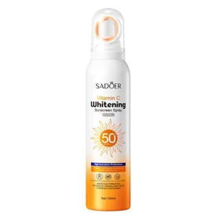 اسپری ضد آفتاب بدون رنگ سادور SPF 50