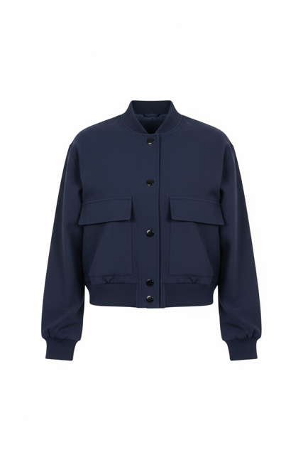 کت Bomber-jacket زنانه مدل Turkcollection