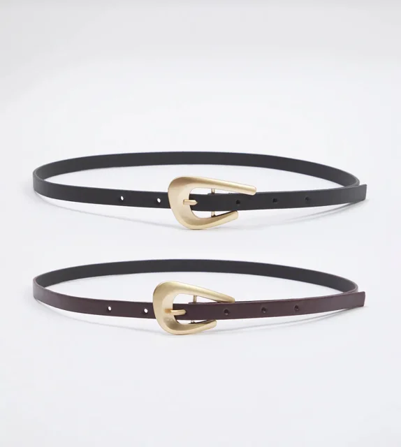 پک دو عددی کمربند belt buckle طلایی